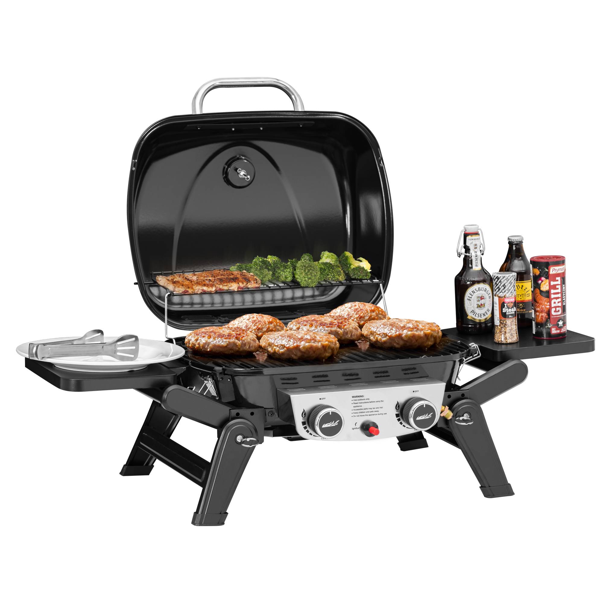 camp gas grill Royal Gourmet GT2005 2-Burner Portable Propane Gas Grill