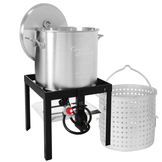 80 QT Aluminum Seafood Boiling Kit - Royal Gourmet