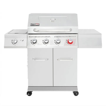 4-Burner Gas Grill with Side Burner