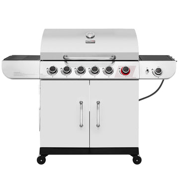 6-Burner Gas Grill with Sear Burner and Side Burner
