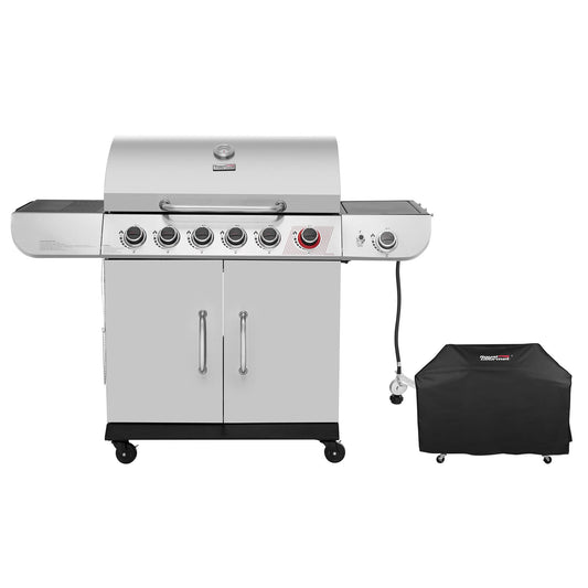 6-Burner Gas Grill with Cover