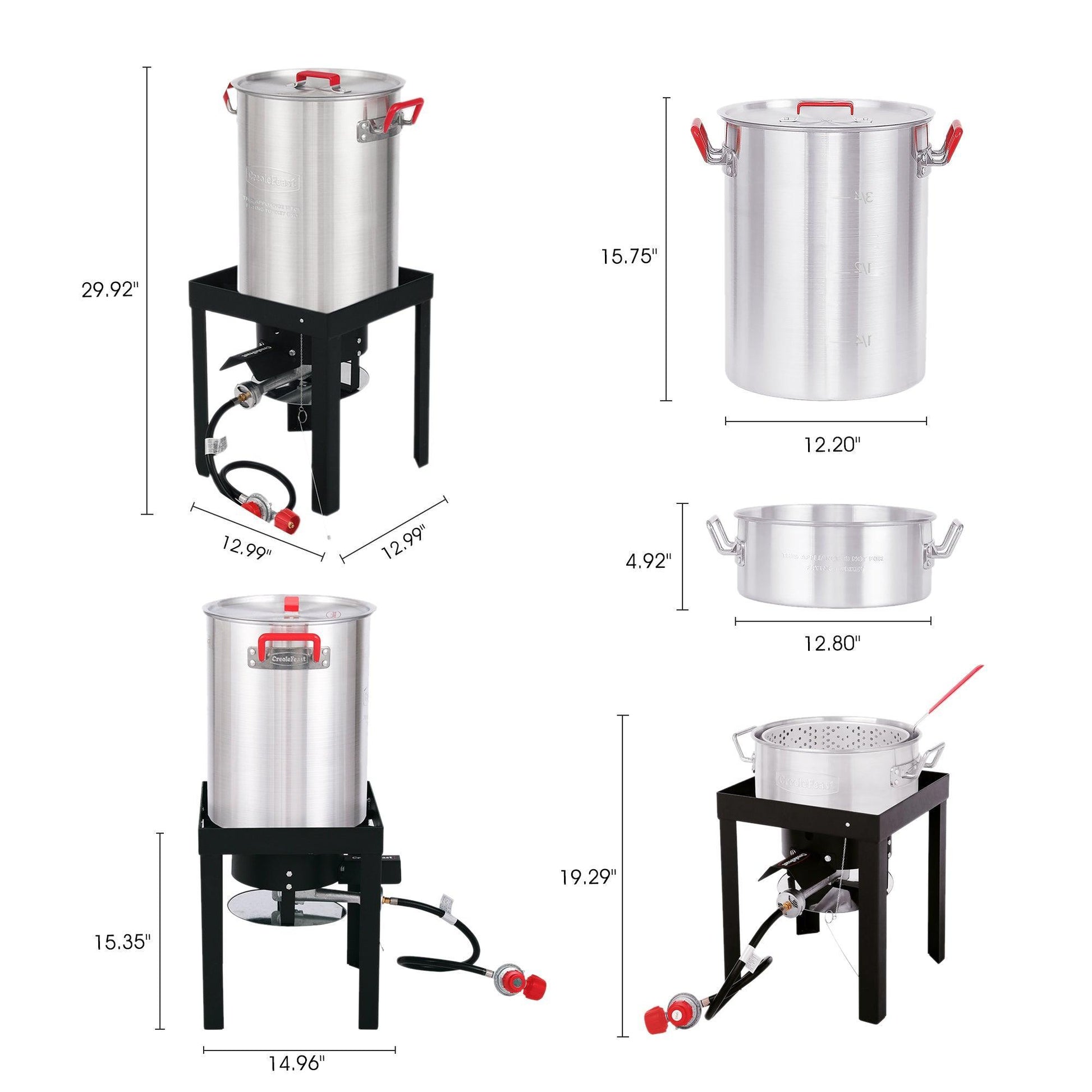 Aluminum Turkey Fryer Boiler Set - Royal Gourmet