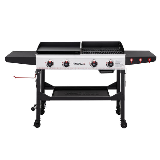 4-Burner Gas Grill and Griddle Combo