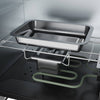 Royal Gourmet Stainless steel oven rack inside an oven with visible heating elements.