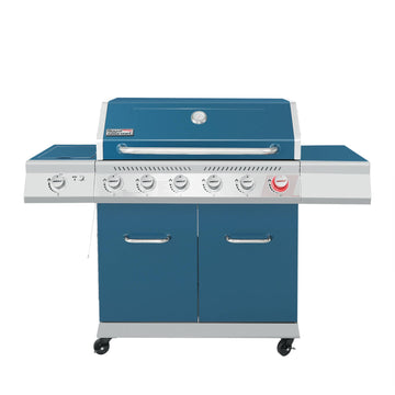 6-Burner BBQ Liquid Propane Gas Grill