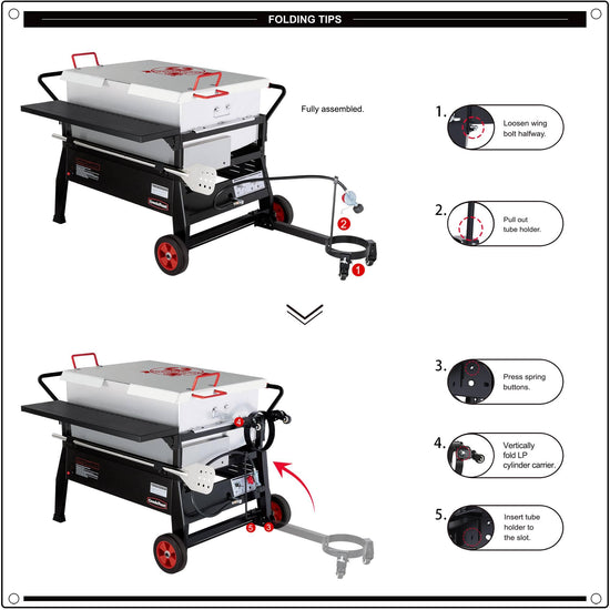 150 QT Double Sack Crawfish Boiler - Royal Gourmet