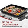 17-Inch 2-Burner Portable Grill Griddle