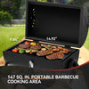 Portable Charcoal Grill in Black
