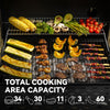 28-Inch Charcoal Grill with Offset Smoker & Cover