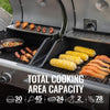 2-Burner Gas and Charcoal Combo Grill with 759 Sq. In.