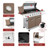 6-Burner BBQ Liquid Propane Gas Grill