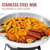 Portable Gas Cooker with Stainless Steel Wok