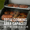 Royal Gourmet Grill with cooking area capacity text overlay
