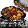 Portable 2-Burner Gas Grill with Stand and Shelf, Gray