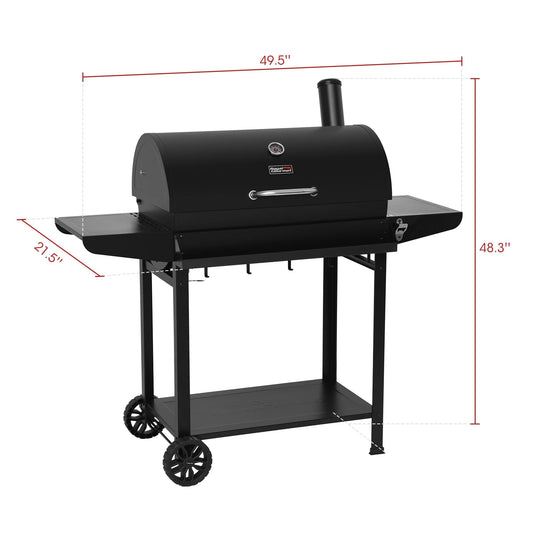 30-Inch Barrel Charcoal Grill