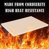 Cordierite material withstands high heat with flames in the background