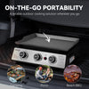 3-Burner Portable Tabletop Gas Griddle | 25,500 BTU