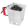 Folding Charcoal Chimney Starter & Grill