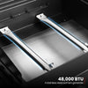 4-Burner Gas Grill & Griddle Combo