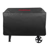 Black grill cover with 'CreoleFeast' branding on a white background