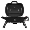 Black Royal Gourmet portable grill on a white background