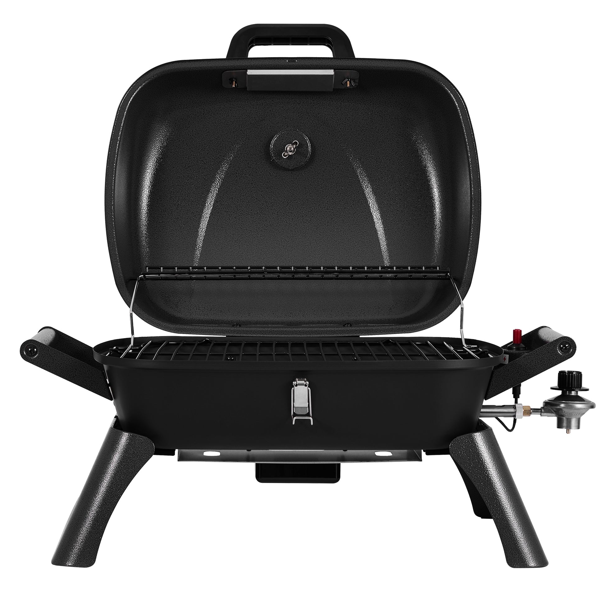 Black Royal Gourmet portable grill on a white background