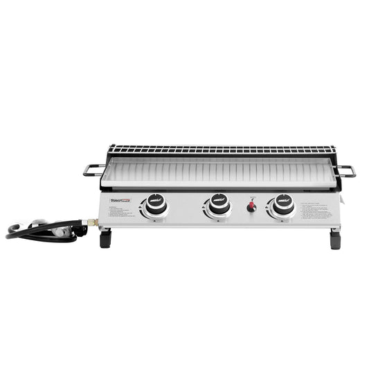 24-Inch 3-Burner Portable Gas Griddle