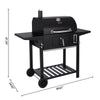 24-Inch Black Charcoal Grill