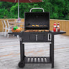 24-Inch Charcoal Grill with 2-Side Table with Cover