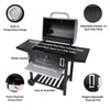 24-Inch Black Charcoal Grill