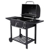 24-Inch Charcoal Grill with 2-Side Table with Cover