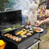 24-Inch Black Movable Charcoal Grill