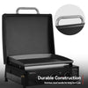 Royal Gourmet Black grill with stainless steel handle on a white background