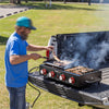 4-Burner Portable Propane Grill & Griddle Combo