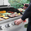 Premier 6-Burner BBQ Grill with Sear Burner and Side Burner