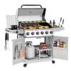 6-Burner Propane Gas Grill with Sear & Side Burner, 74,000 BTU