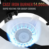 Portable Gas Cooker with Stainless Steel Wok