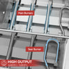 Built-In Gas Grill Head with Sear & Infrared Rear Burners