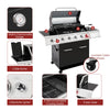 Deluxe 5-Burner Gas Grill with Sear Burner and Side Burner