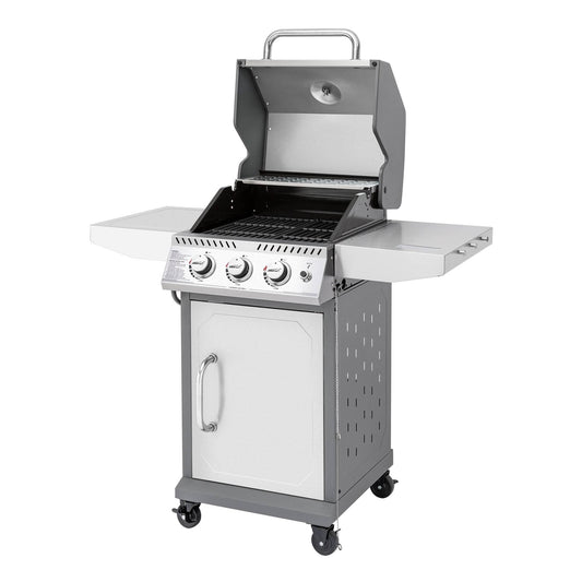 Royal Catering RC-GLRG400 - Barbacoa de piedra volcánica (7200 W, 50 x 27  cm, 3,3 kg, piedra volcánica, 0-460 °C, gas natural, acero inoxidable,  hierro fundido, acero) : : Jardín