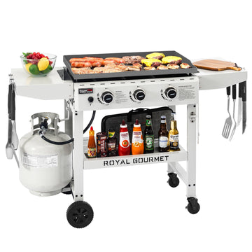 28-Inch 3-Burner Propane Gas Griddle