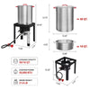 Premium Aluminum 30 Qt. Turkey Fryer Boiler Set
