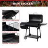 30-Inch Barrel Charcoal Grill with Offset Smoker