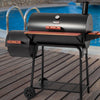 30-Inch Charcoal Grill with Offset Smoker