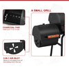 30-Inch Charcoal Grill with Offset Smoker