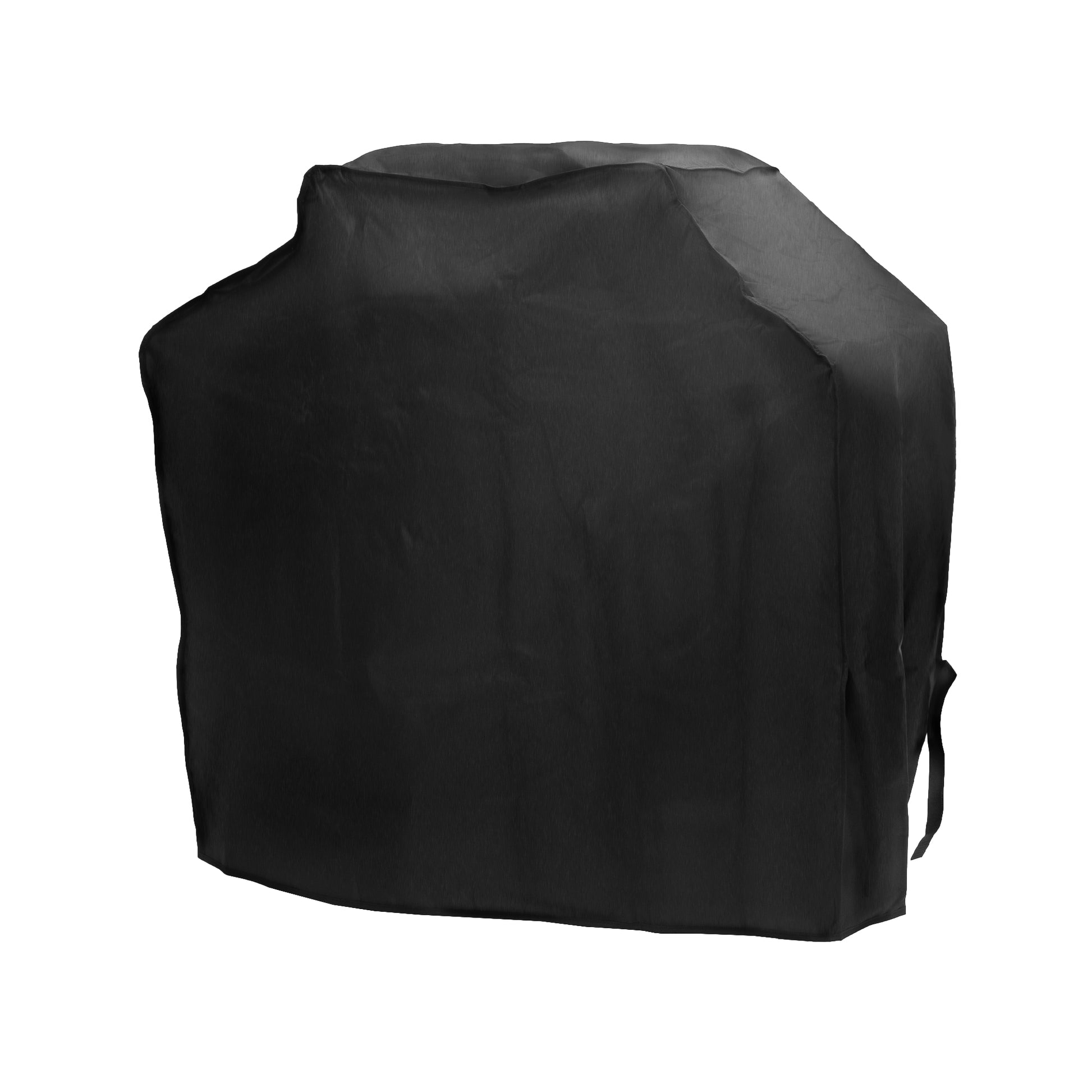 Black grill cover on a white background