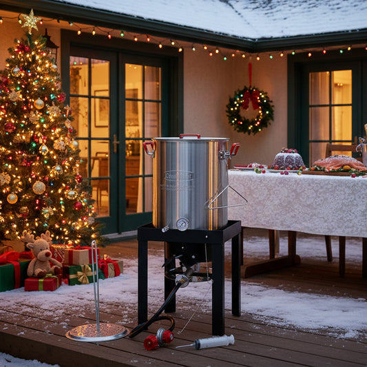 30 QT Aluminum Turkey Fryer Set