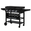 Black Royal Gourmet grill on a white background