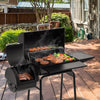 Charcoal Grill with Offset Smoker & Cover