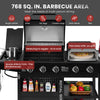 Premium Gas Grill and Pizza Oven Combo